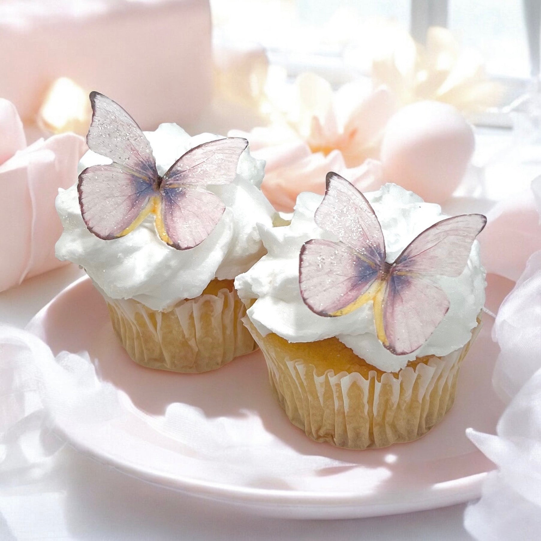 Pretty Pansy Edible Butterflies