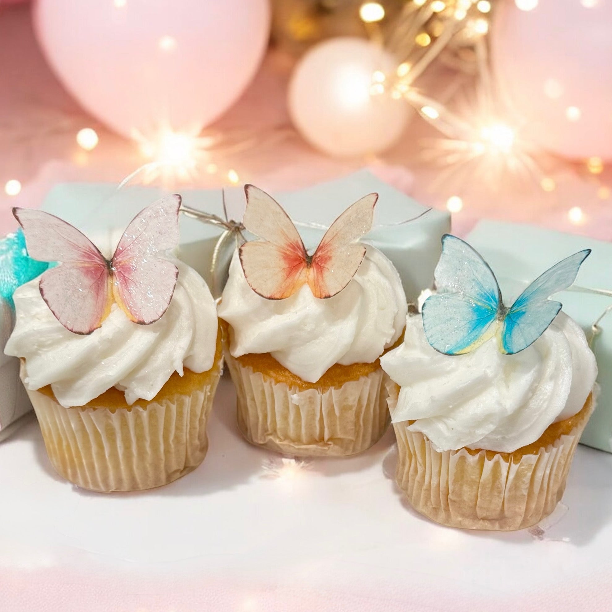 Rainbow Pack Edible Butterflies