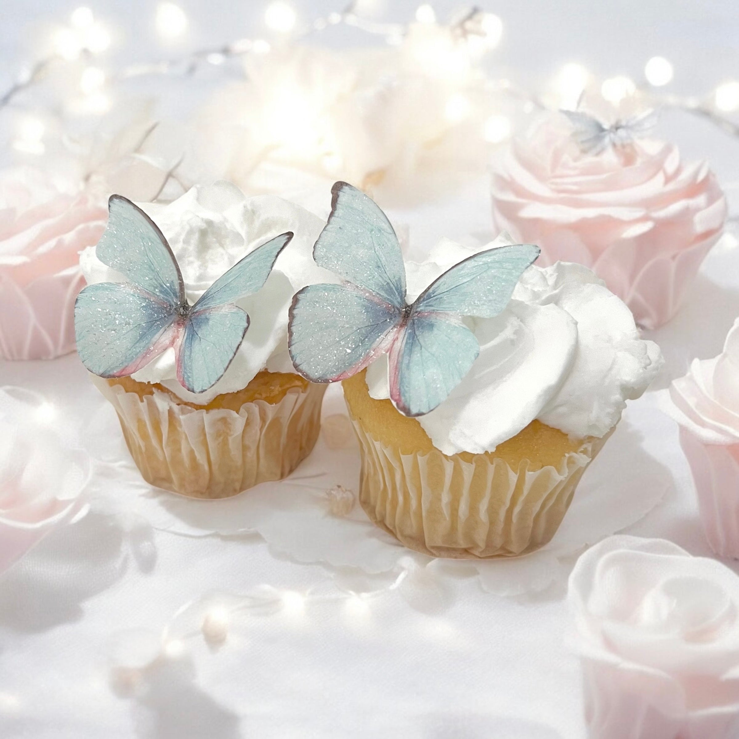 Dream Blue Edible Butterflies
