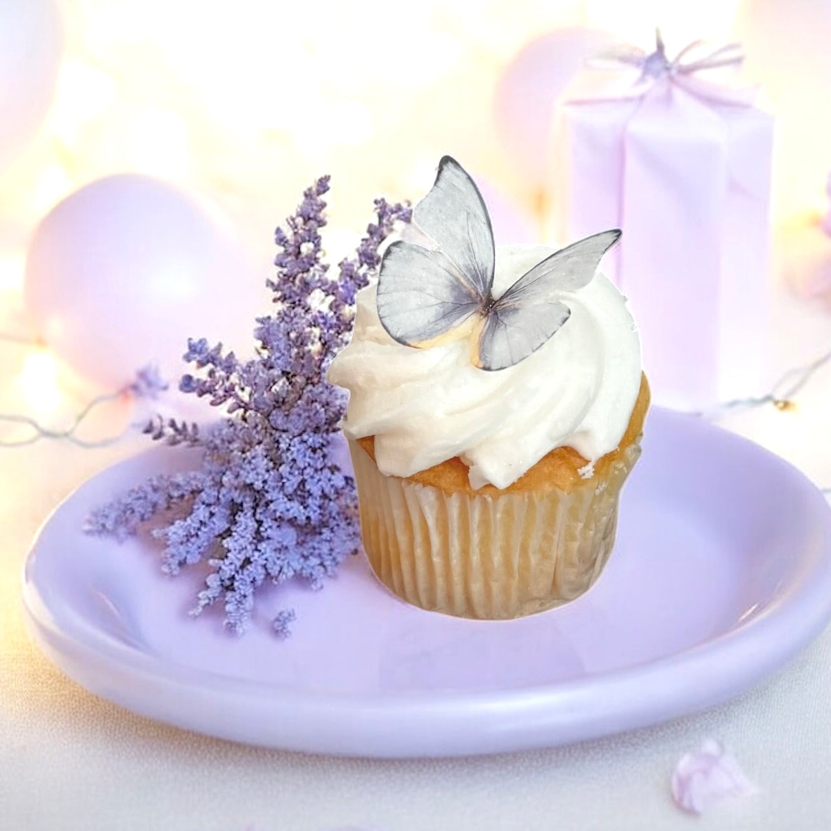 Lavender Edible Butterflies