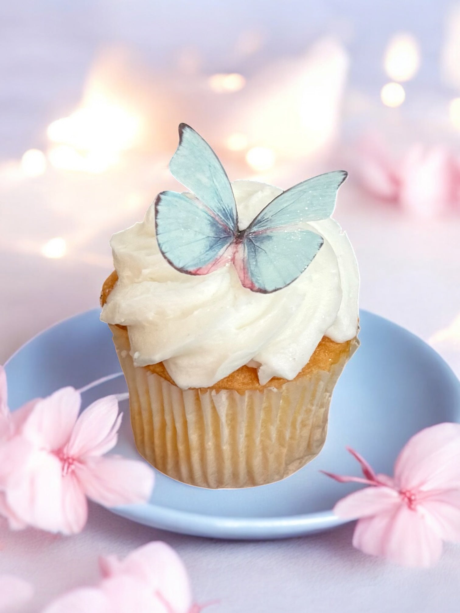 Dream Blue Edible Butterflies