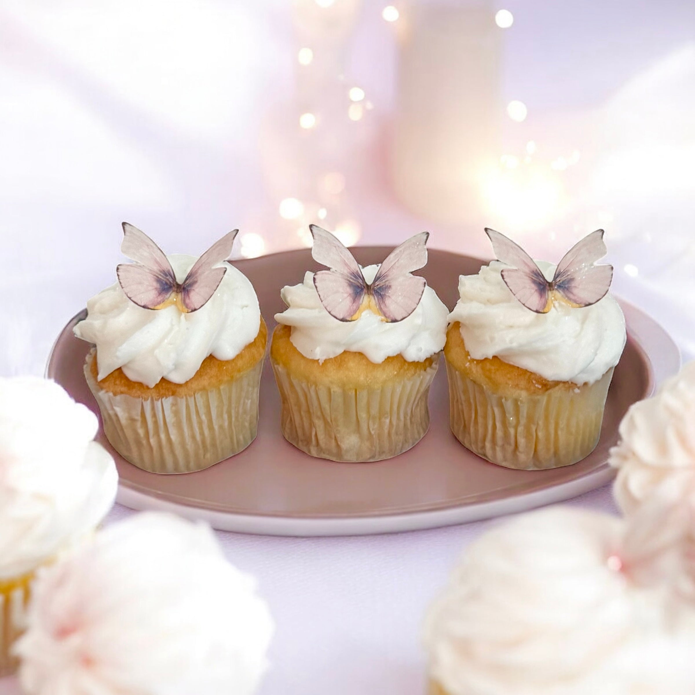 Pretty Pansy Edible Butterflies