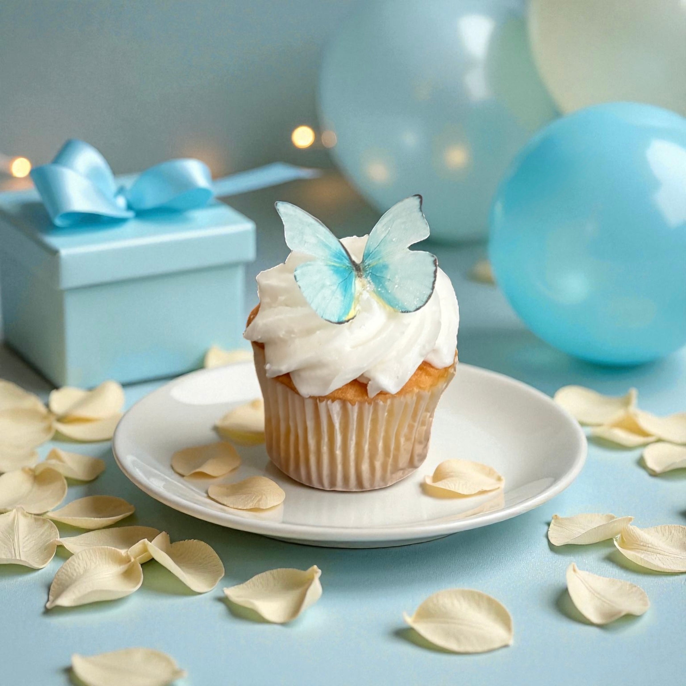 Paradise Blue Edible Butterflies